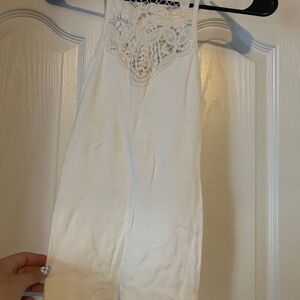 Hollister White Tank Top